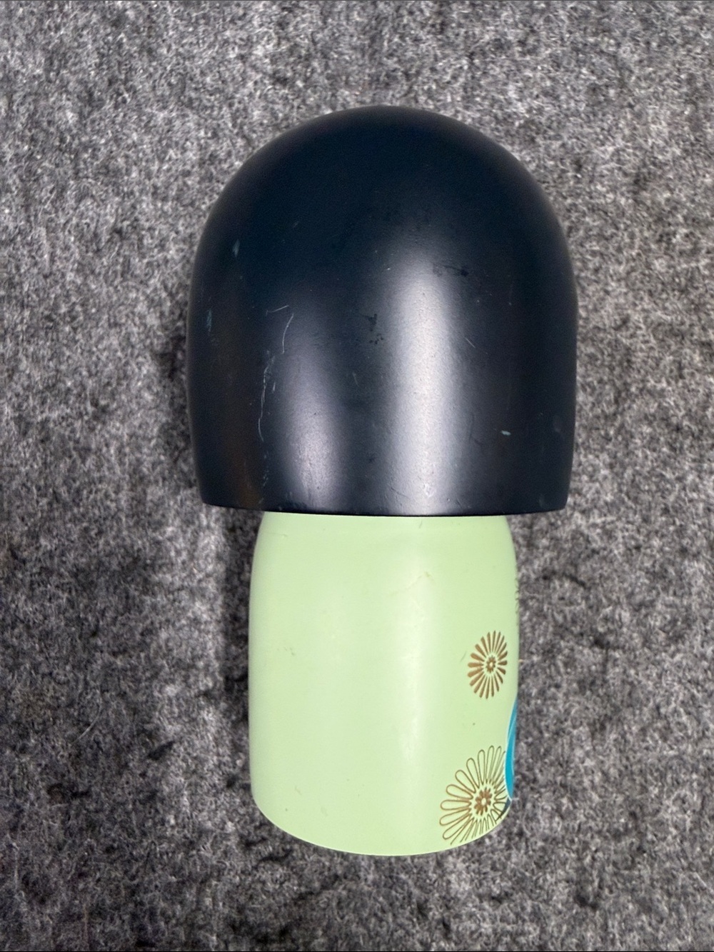 Kokeshi-Style Ceramic Figurine in Teal, Mint & Black - Picture 5 of 7